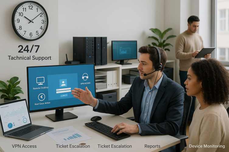 Uzaktan ve Yerdinde Teknik Destek